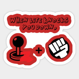 When Life Knocks you Down, Shoryuken! Sticker